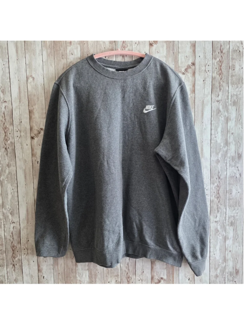 Men's Nike Crewneck Sweatshirt Grey Size L